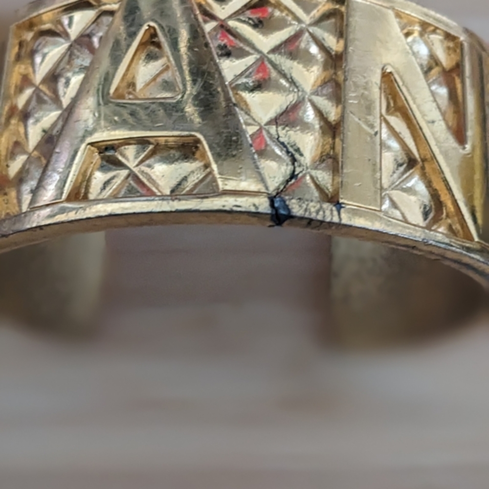 Gold Cuff Bracelet - Picture 8 of 11